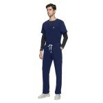 Men's Trey Scrubs Set - V-Neck Top & Pants