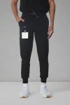 Men's Black Drawstring Scrubs Jogger Pants Set