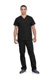 Cherokee Unisex Black Scrub Top & Pant Set