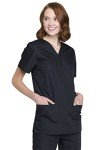 Cherokee Unisex Black Scrub Top & Pant Set