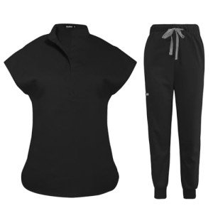 Women's Jogger Scrubs Set with Multi Pockets