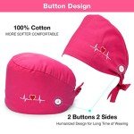 Satinior 5-Pack Unisex Adjustable Bouffant Caps