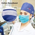 Satinior 5-Pack Unisex Adjustable Bouffant Caps