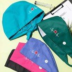 Satinior 5-Pack Unisex Adjustable Bouffant Caps