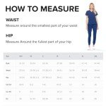 Unisex 4-Way Stretch Jogger Scrub Set - Navy