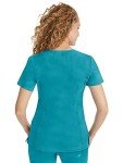 Women's Healing Hands Scrub Top with 3 Pockets