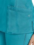 Women's Healing Hands Scrub Top with 3 Pockets
