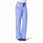 Carhartt Women's Utility Medical Scrubs Pants, Ceil Blue