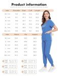 Modern V-neck Women’s Scrub Set with Jogger Pants