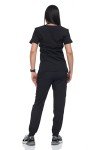 Black Flex Core Nurse Uniform Set - Medium