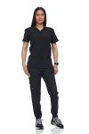 Black Flex Core Nurse Uniform Set - Medium