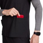 Men's Louis Scrubs Set - V-Neck Top & Jogger Pants