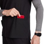 Men's Louis Scrubs Set - V-Neck Top & Jogger Pants