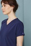 Dickies Women's V-Neck Stretch Scrub Top, Navy