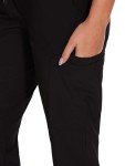 COZYFIT Women's V-Neck Scrubs Set - Black