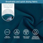 VIAOLI V-Neck Scrub Set with Pockets - Caribbean Blue