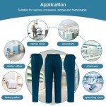 VIAOLI V-Neck Scrub Set with Pockets - Caribbean Blue