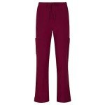 Natural Uniforms Women's Burgundy Cool Stretch Scrubs Set
