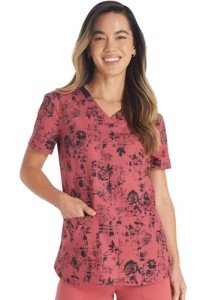 Dickies EDS Women's V-Neck Print Scrub Top