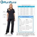 Women’s 4-Way Stretch Athletic Scrub Set - Ceil Blue