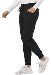 HeartSoul Women's Jogger Medical Scrub Pants - Black
