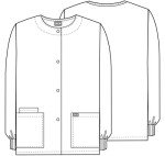 Cherokee Women's Warm Up Scrubs Jacket - Pewter