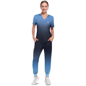 Women's UnionMed Tech Scrubs Set with Joggers
