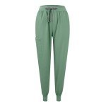 Women's 4-Way Stretch Black Scrub Set