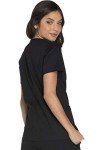 Women's Core Stretch V-Neck Scrub Top, Black