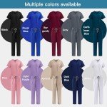 VIAOLI Women's V-Neck Scrub Set with Pockets