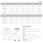 Women's Stretch Scrub Set with 8 Pockets