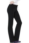 HeartSoul Women's Low Rise Drawstring Scrubs Pants - Black