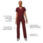 Burgundy Women’s FIGS Kade Cargo Scrub Pants