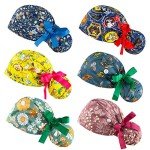 Adjustable Bouffant Scrub Caps for Women