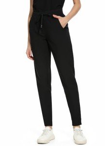 Women's CozyFit Black Scrub Jogger Pants