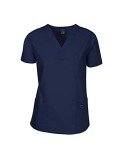 Dagacci Navy Medical Scrubs Top for Men and Women