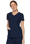 Dickies Women's Navy V-Neck Medical Scrub Top
