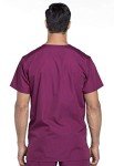 Cherokee Originals Unisex V-Neck Scrub Shirt - Wine