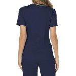 Cherokee Women's 3-Pocket Mock Wrap Scrub Top