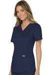 Cherokee Women's 3-Pocket Mock Wrap Scrub Top
