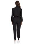 Women's Long Sleeve Scrub Set with Zipper