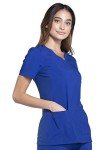Cherokee Women's Galaxy Blue V-Neck Scrub Top