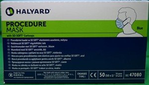 Halyard Disposable Earloop Medical Masks - Box of 50