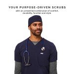 Navy Unisex Modern Classic Scrub Cap by FIGS
