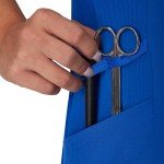 Hanes Women's Moisture-Wicking Stretch Scrub Top - Royal Blue