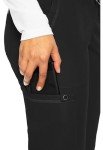Med Couture Women's Ultra Soft Jogger Scrubs - Black