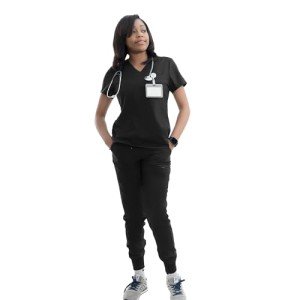 Ava Women's Scrubs Set - Classic Top & Joggers