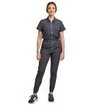 Women's Green Town Scrub Jumpsuit with Pockets