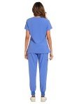 Women’s CozyFit Scrubs Set - V-Neck Top & Joggers