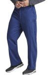 Dickies Men's Navy Elastic Waist Scrub Pants